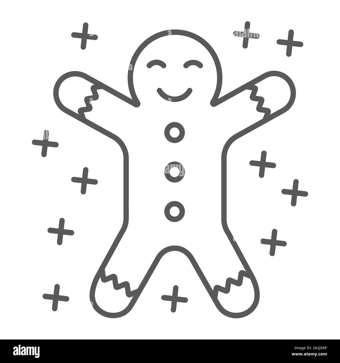 Gingerbread Pattern Vector Graphics High Resolution Stock Photography ...