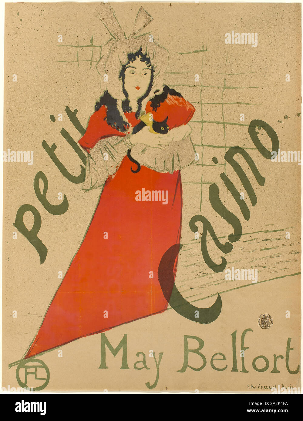Theatre Geant l/' Orient French Nouveau France Vintage Advertisement Art Poster