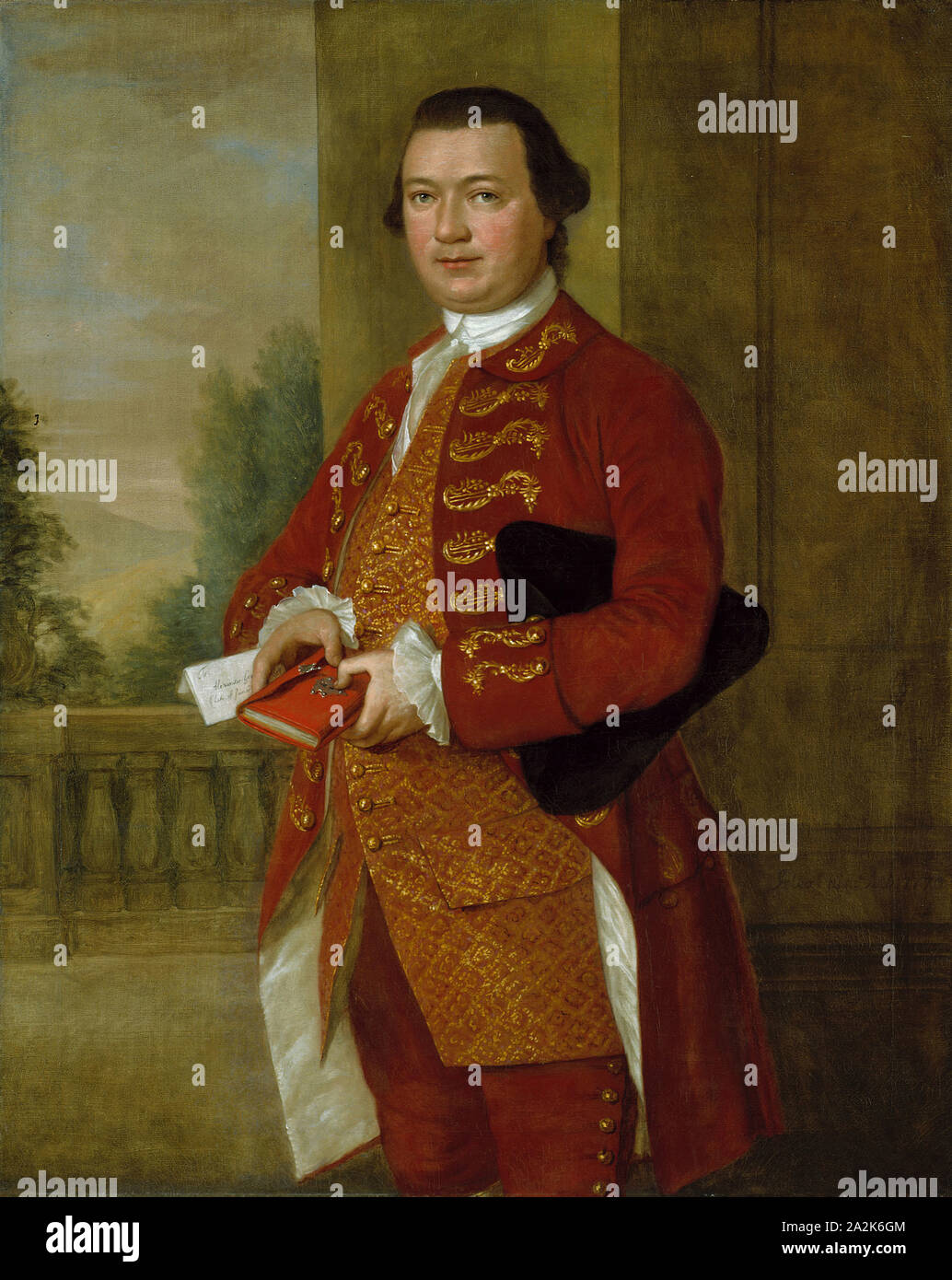 Alexander Grant, 1770, Cosmo Alexander, American, born Scotland, 1724–1772, Scotland, Oil on canvas, 127.7 × 101.6 cm (50 1/4 × 40 in Stock Photo