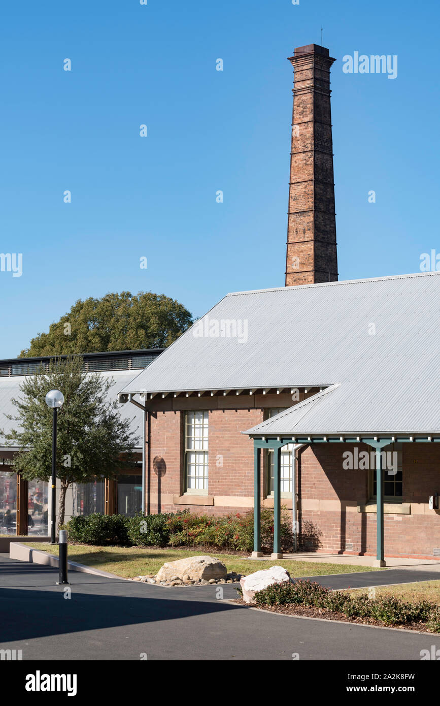 Restored historic Boilerhouse building (1894) at the Parramatta South campus of Western Sydney University (WSU or UWS) in Australia Stock Photo