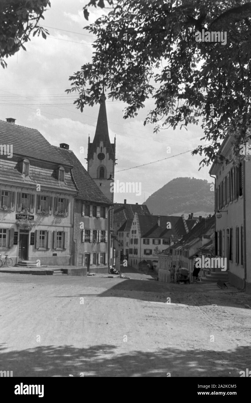 Eine Rundreise durch Baden-Württemberg, Deutsches Reich 1930er Jahre. A round trip trough Baden-Württemberg, Germany 1930s. Stock Photo