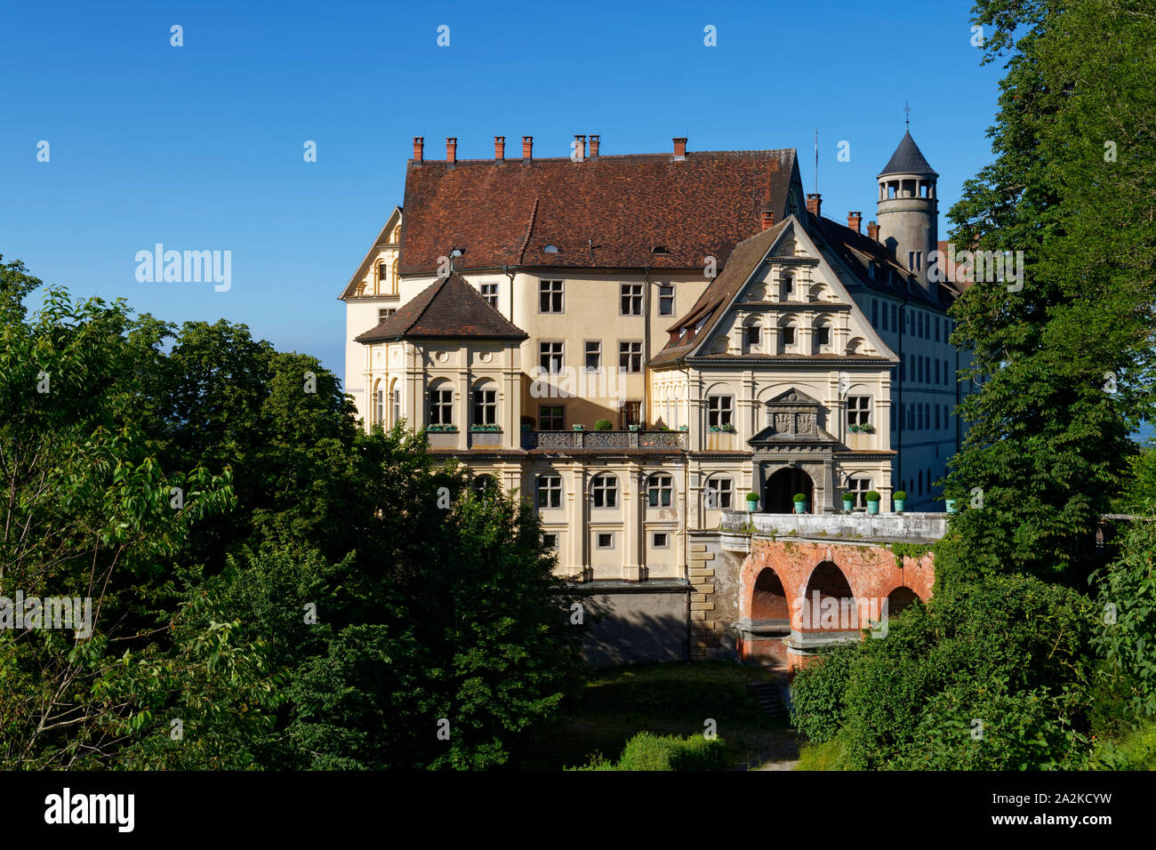 Heiligenberg Castle in the Linzgau region near Lake Constance, Bodensee District, Baden-Württemberg, Germany Stock Photo