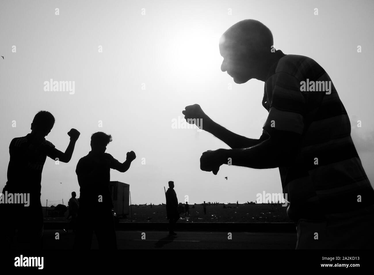 Boxing On The Beach High Resolution Stock Photography and Images Alamy