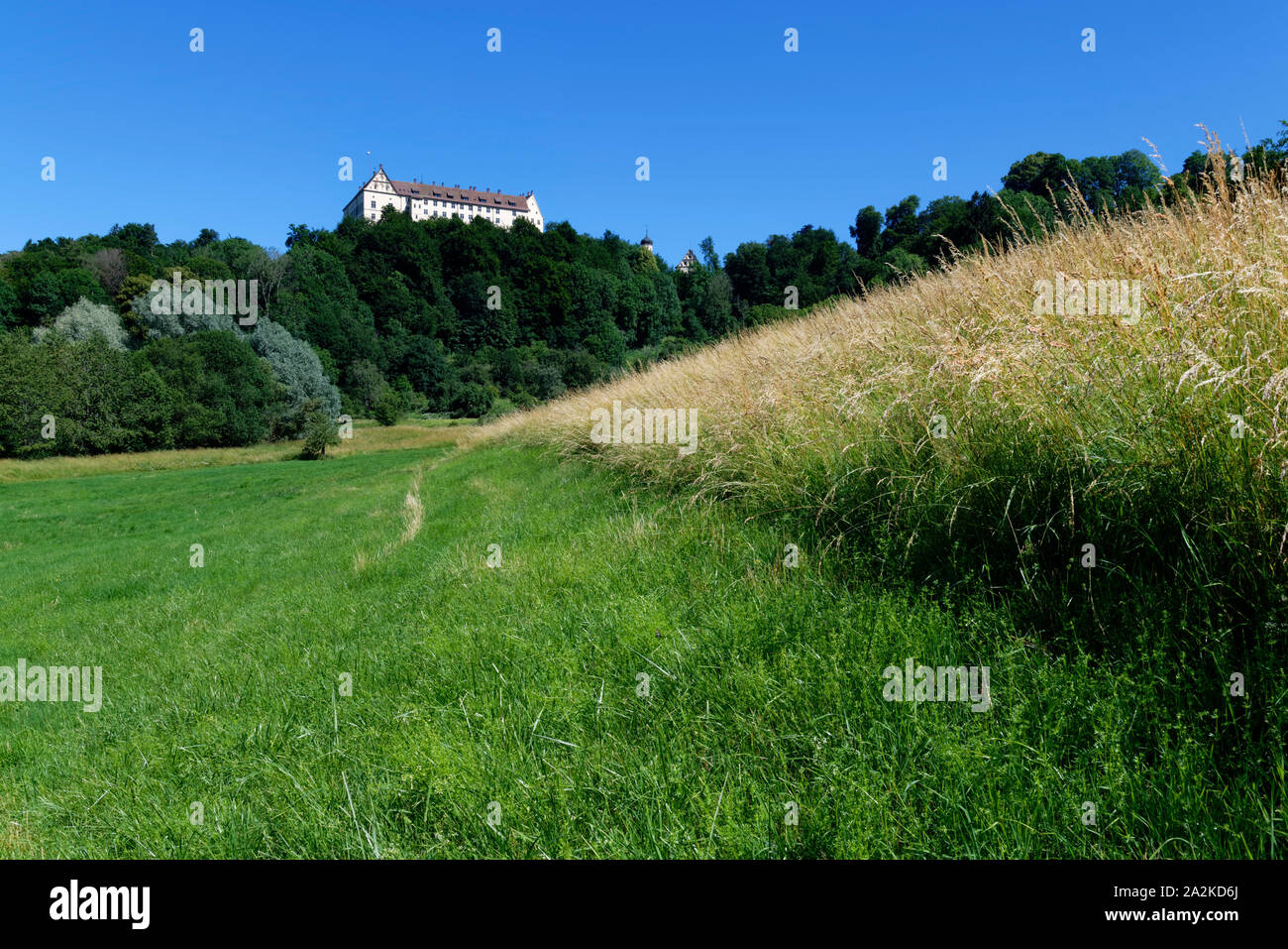 Heiligenberg Castle in the Linzgau region near Lake Constance, Bodensee District, Baden-Württemberg, Germany Stock Photo