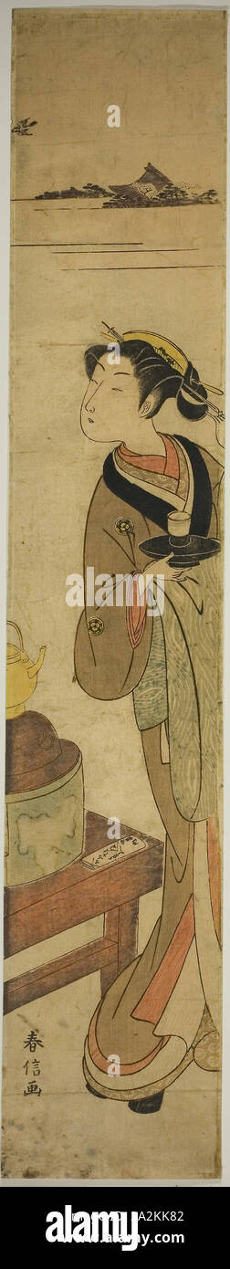 Cup of Tea, c. 1769/70, Suzuki Harunobu 