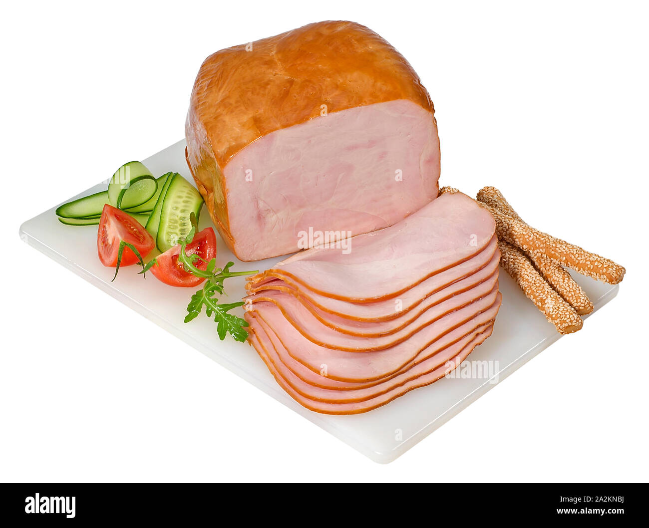 Turkey Ham Stock Photo