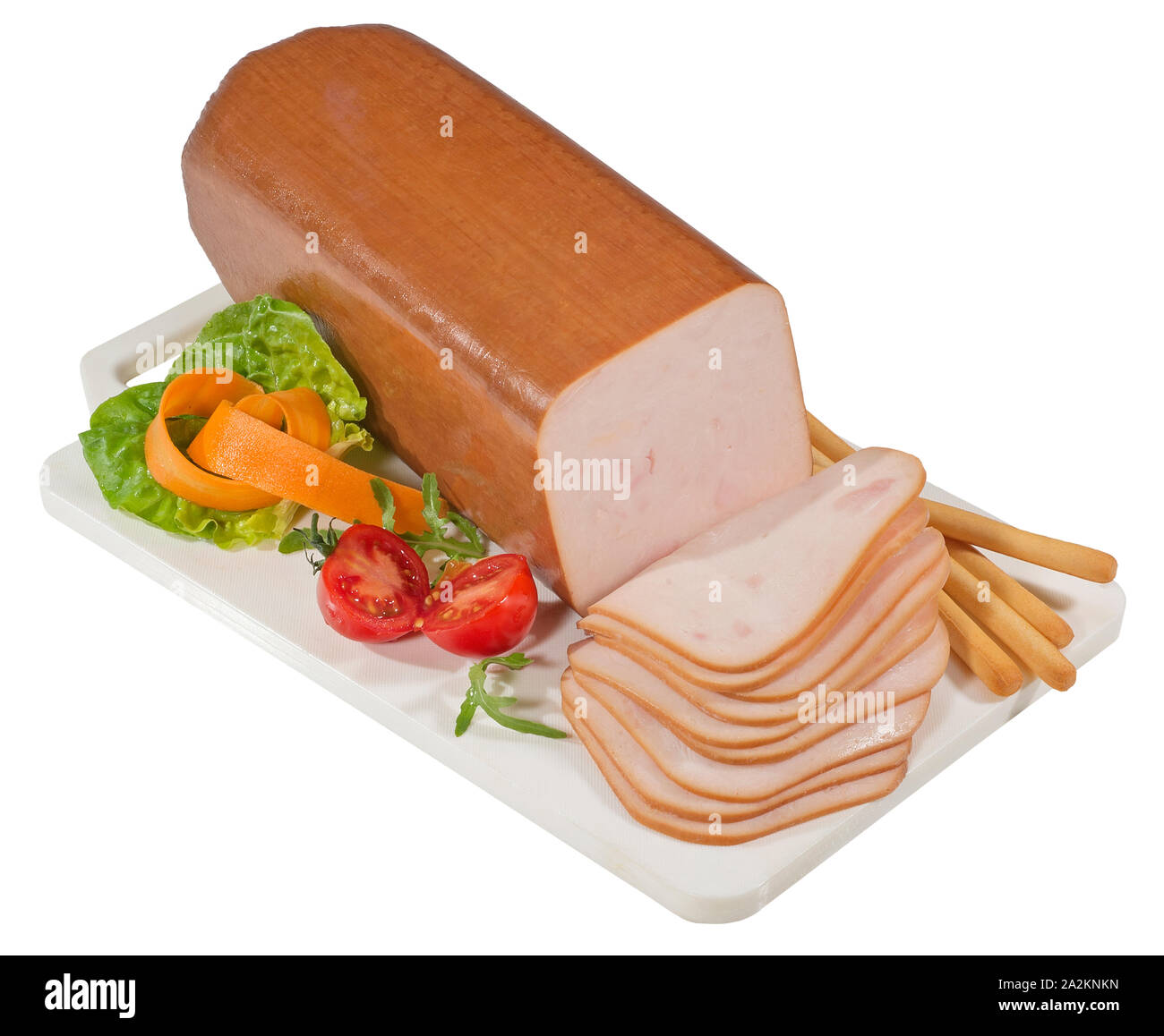 Turkey Ham Stock Photo