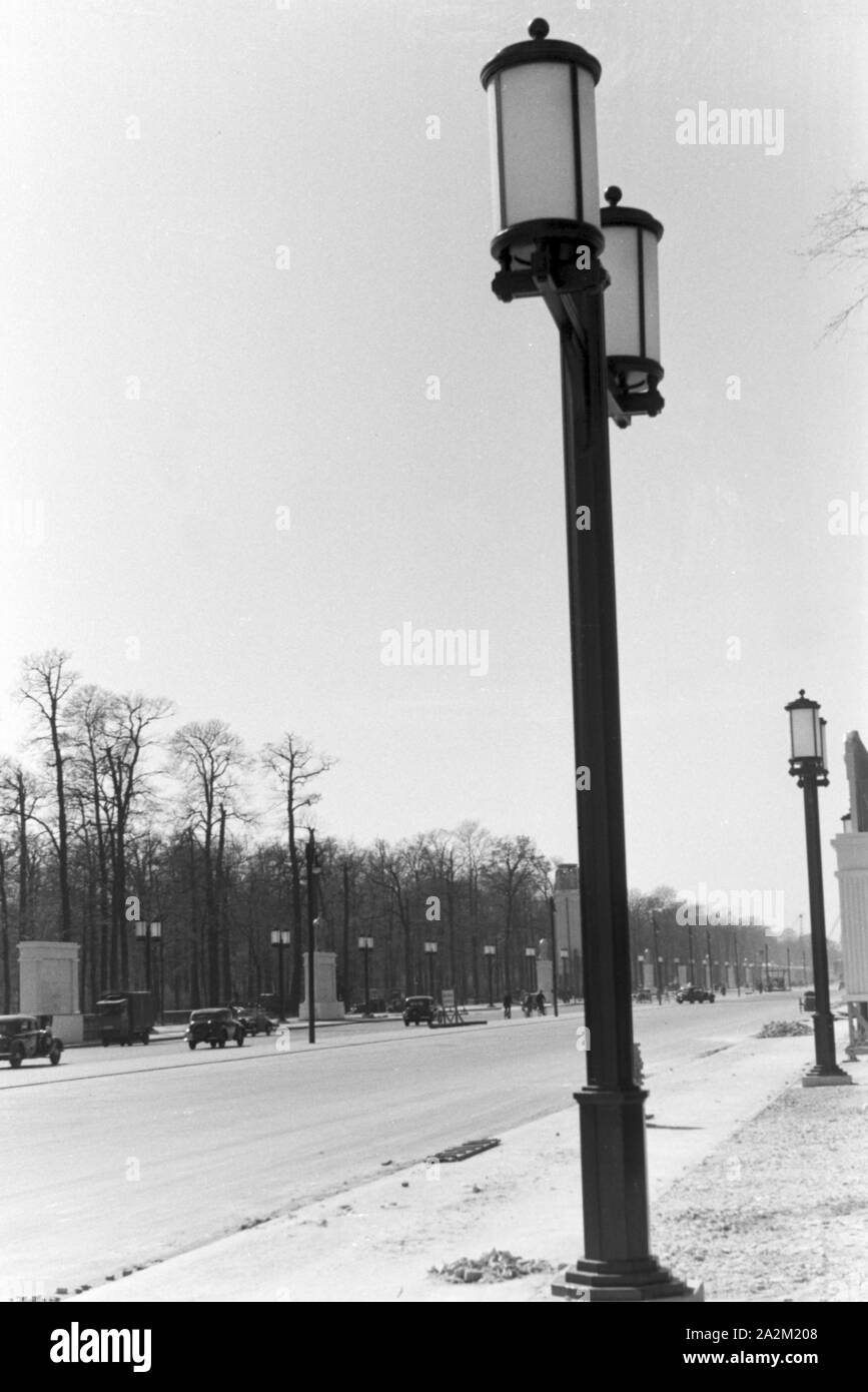 Die Straße des 17. Juni in Berlin, Deutsches Reich 1930er Jahre. The