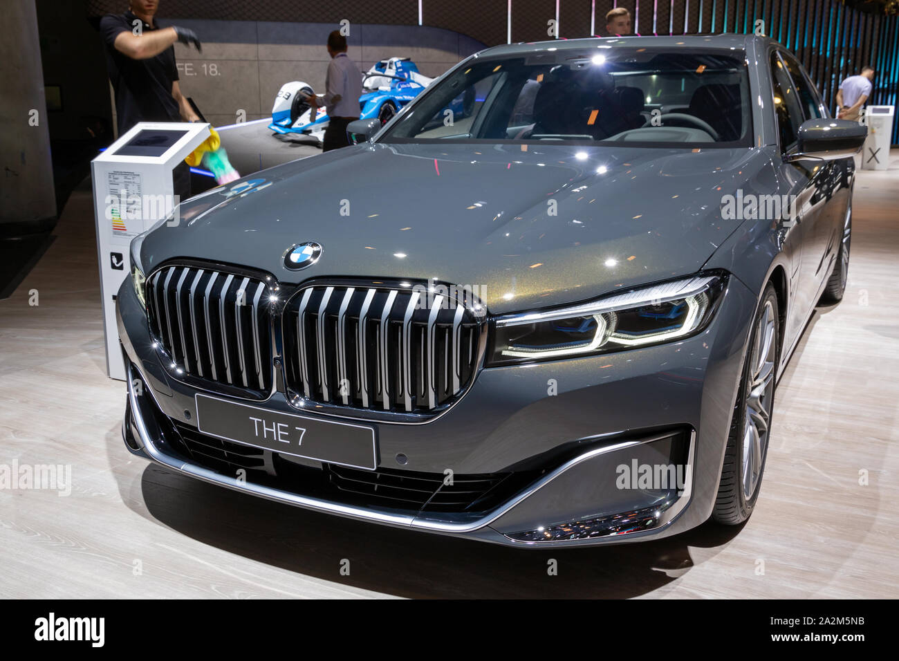 FRANKFURT GERMANY SEP 11 2019 New 2020 BMW 7 Series 745e full