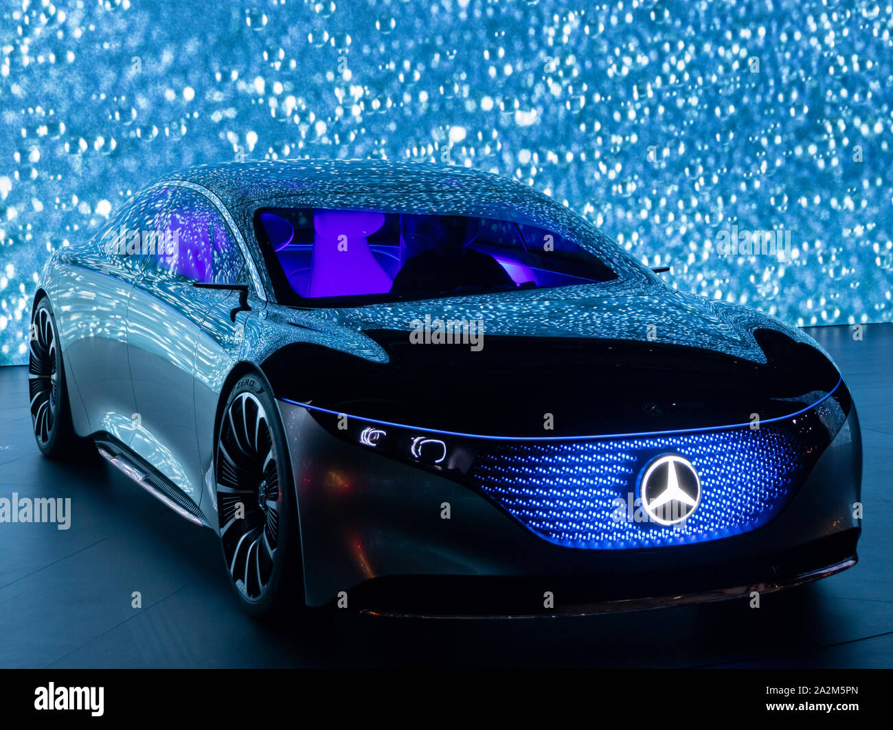 Frankfurt Germany Sep 11 2019 Mercedes Benz Vision Eqs Luxury Electric Concept Car Reveiled At The Frankfurt Iaa Motor Show 2019 Stock Photo Alamy