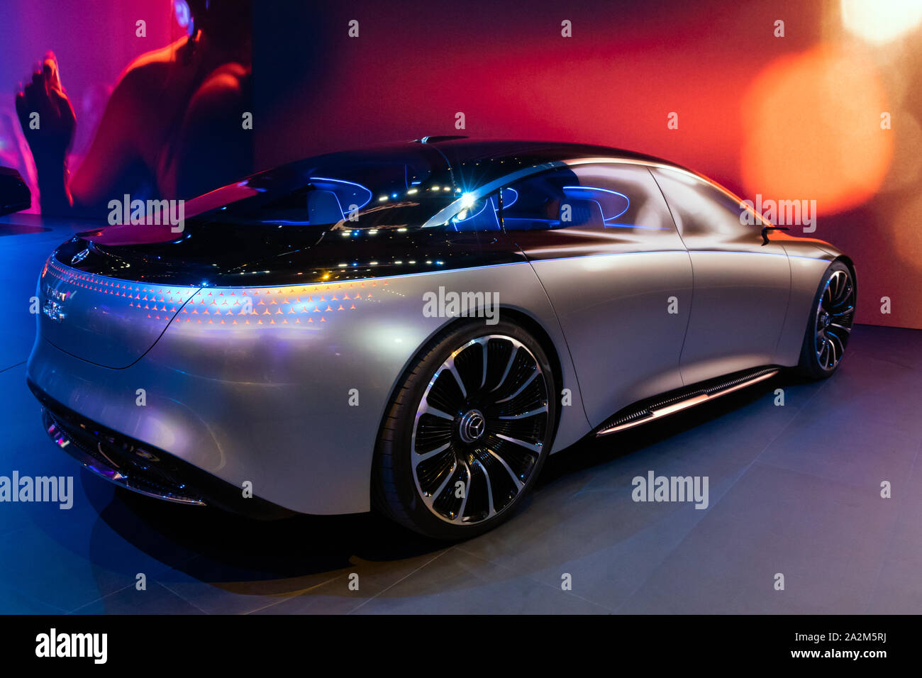 Frankfurt Germany Sep 11 2019 Mercedes Benz Vision Eqs Luxury Electric Concept Car Reveiled At The Frankfurt Iaa Motor Show 2019 Stock Photo Alamy