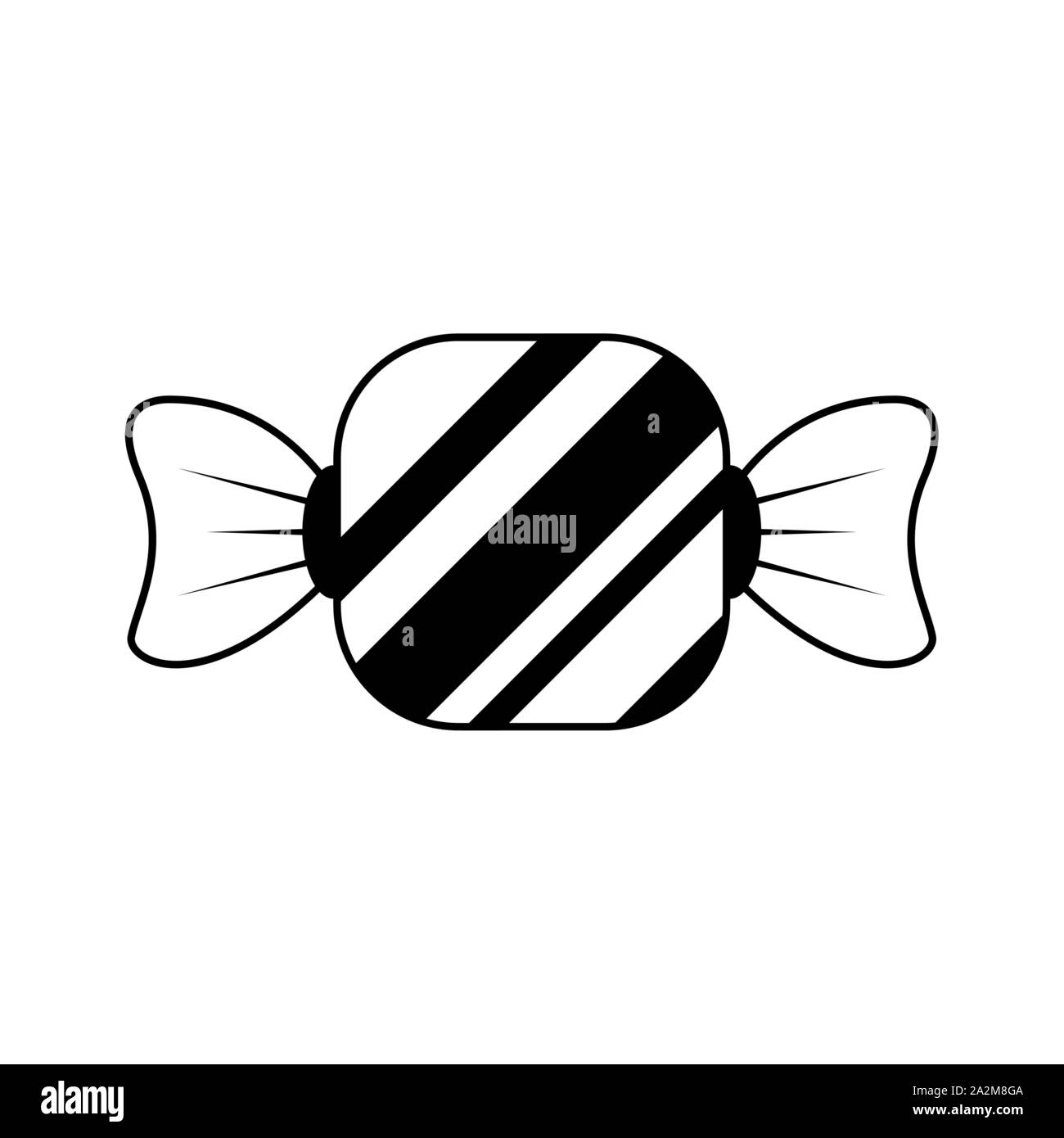 halloween sweet candy isolated icon Stock Vector Image & Art - Alamy