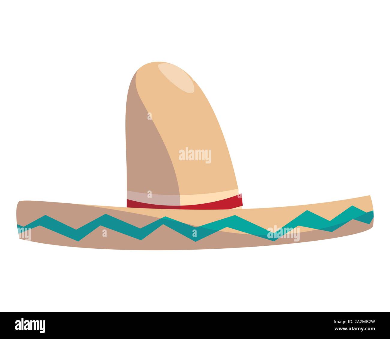 Mexican Hat Design Mexico Culture Tourism Landmark Latin And Party Mexican Hat Design Mexico Culture Tourism Landmark Latin And Party Theme Vector Illustration 2A2MB2W