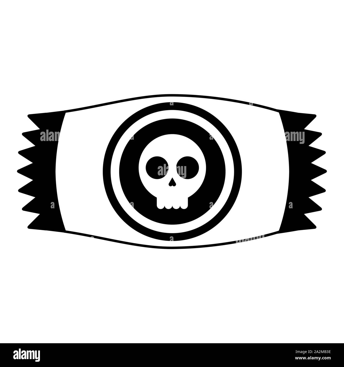 halloween sweet candy isolated icon Stock Vector Image & Art - Alamy