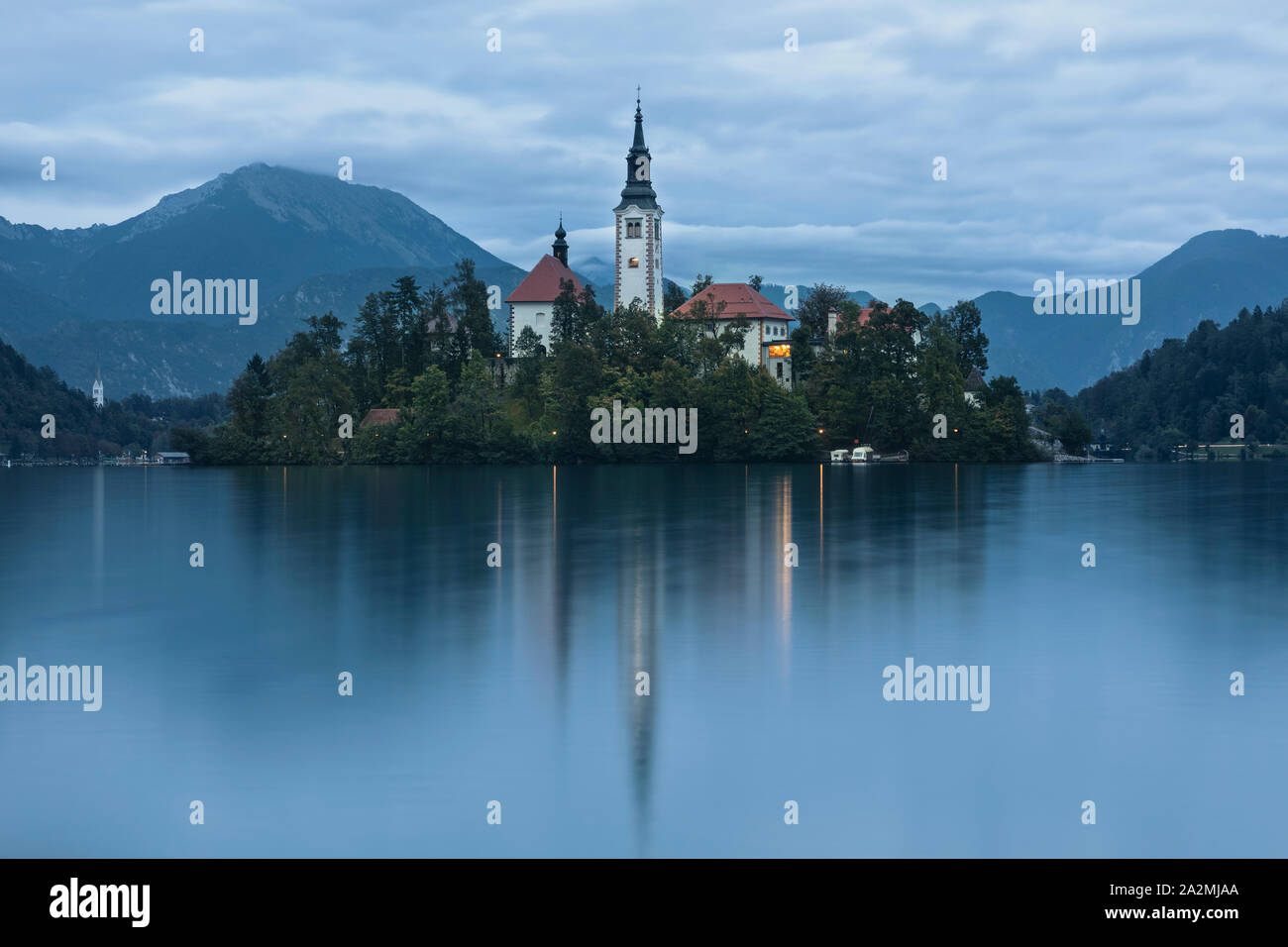Lake Bled, Upper Carniola, Slovenia, Europe Stock Photo