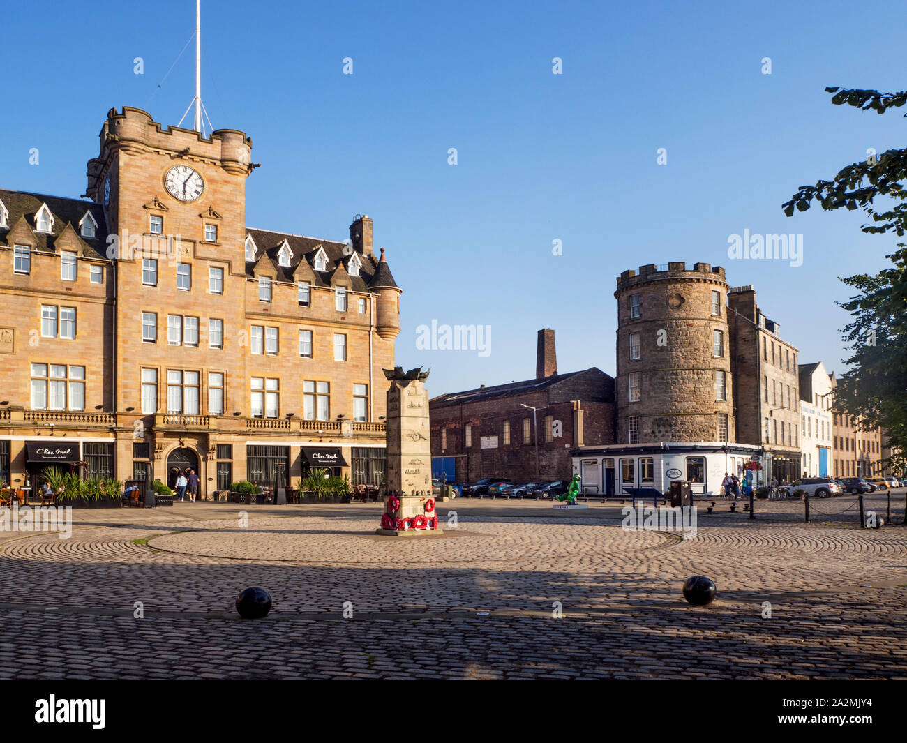Former Seamans Mission now a Malmaison Hotel at Tower Place on The Shore Leith City of Edinburgh Scotland Stock Photo