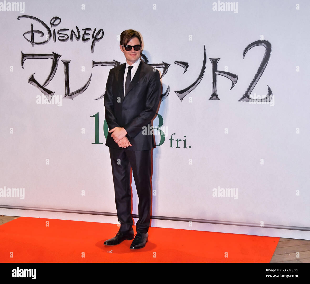 Tokyo, Japan. 03rd Oct, 2019. Actor Sam Riley attends the Japan premiere for the film 'Maleficent: Mistress of Evil' in Tokyo, Japan on October 3, 2019. Photo by Keizo Mori/UPI Credit: UPI/Alamy Live News Stock Photo