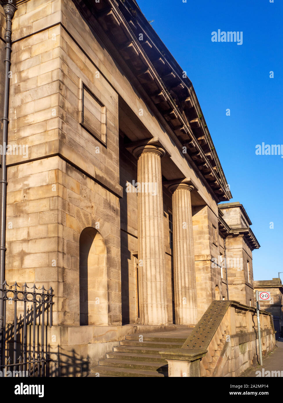 The Georgian Leith Custom House Leith City of Edinburgh Scotland Stock Photo
