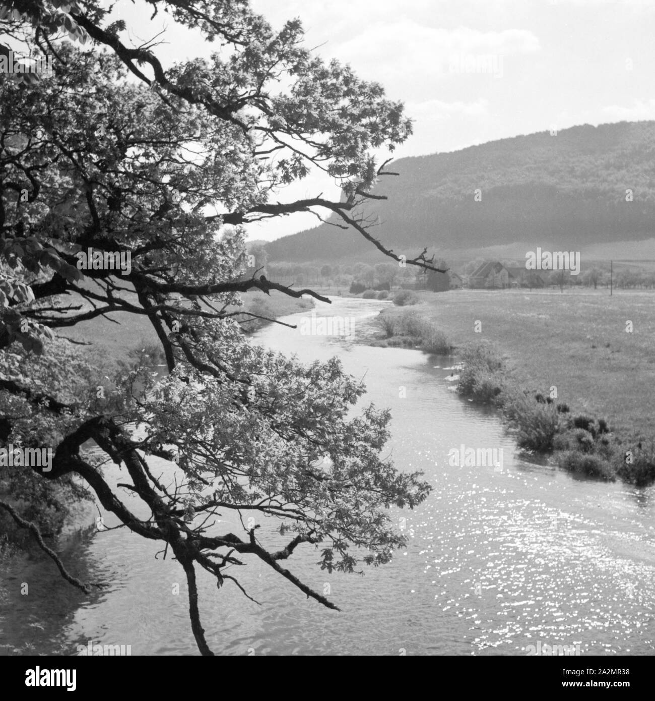 Oberes Donautal, Deutschland 1930er Jahre. Upper Danube valley, Germany 1930s. Stock Photo