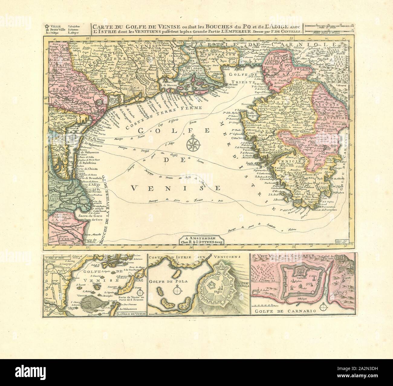 Map Carte Du Golfe De Venise Ou Sont Les Bouches Du Po Et De L Adige Giacomo Cantelli Da Vignola 1643 1695 Copperplate Print Stock Photo Alamy Map Carte Du Golfe De Venise Ou Sont Les Bouches Du Po Et De L Adige Giacomo Cantelli Da Vignola 1643 1695 Copperplate Print Stock Photo Alamy
