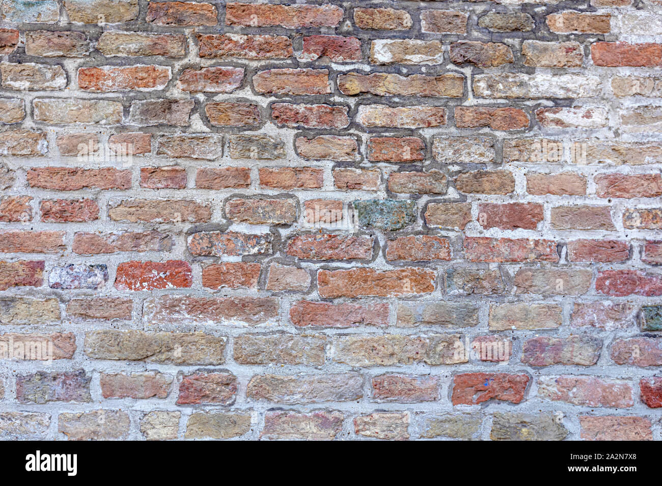 Old red retro brick wall texture background Stock Photo - Alamy