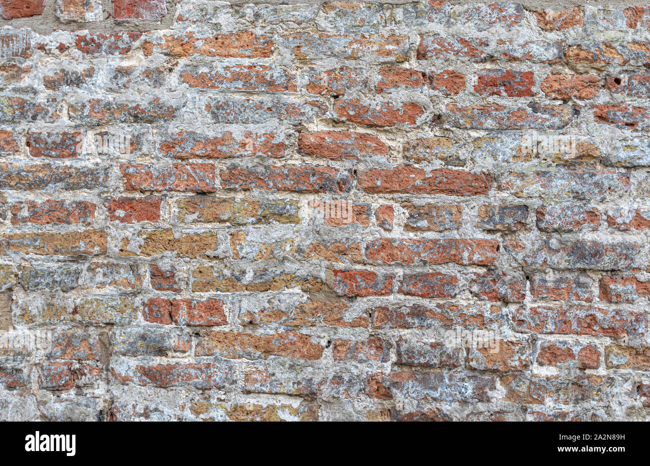 Old red retro brick wall texture background Stock Photo - Alamy