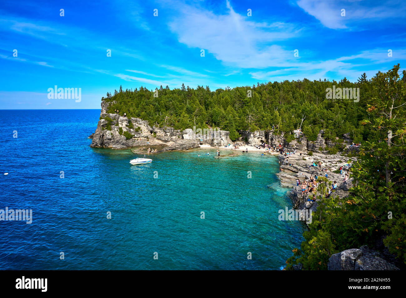 The Grotto Tobermory Bruce Peninsula National Park Ontario Canada Stock Photo Alamy