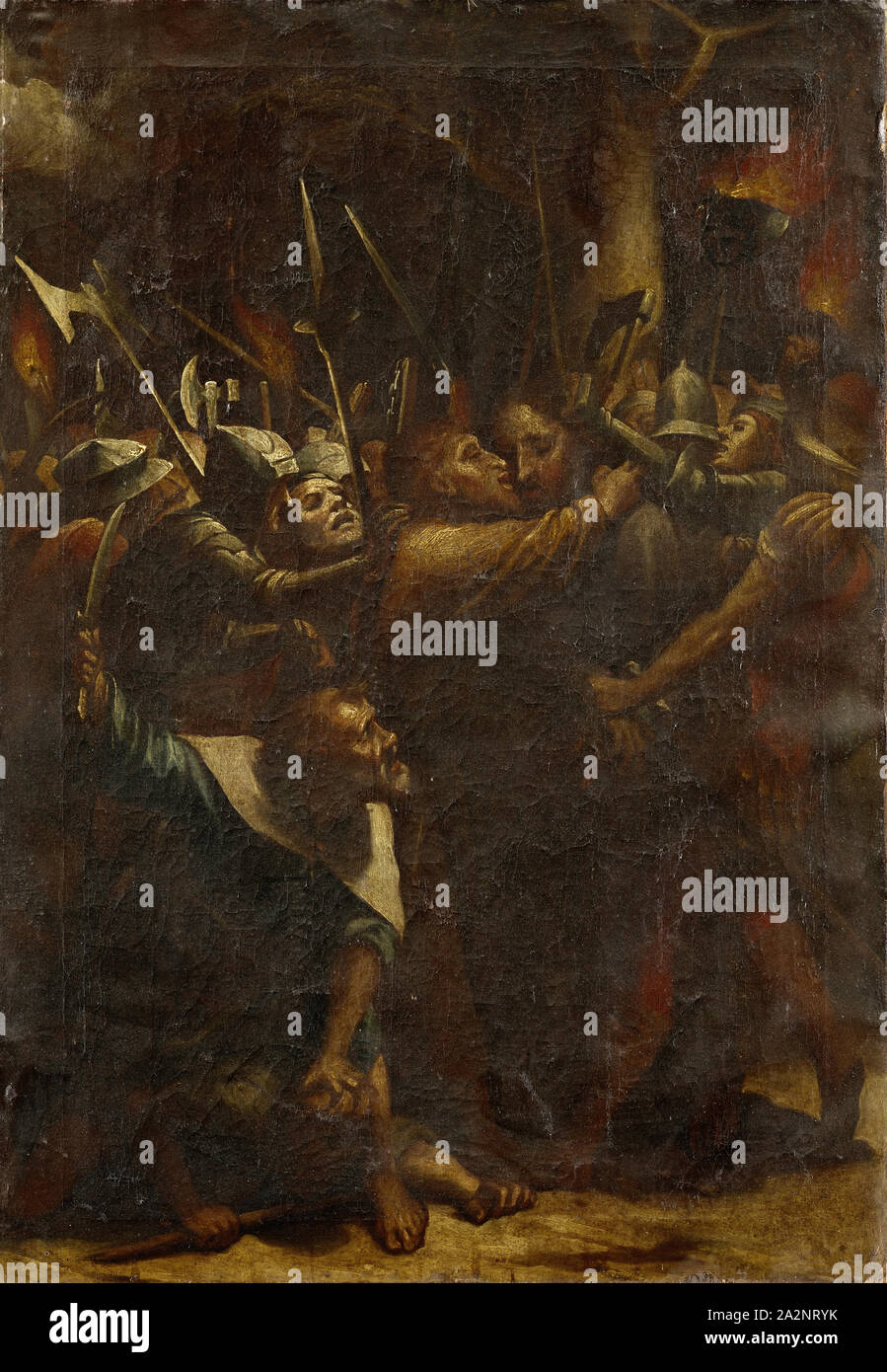 Capture of Christ, 1718, oil on canvas, 94 x 65.5 cm, unmarked, Nikolaus  Bernoulli d. J., Basel 1687–1769 Basel, Hans Holbein d. J., (Kopie nach /  copy after), Augsburg um 1497/98–1543 London Stock Photo - Alamy