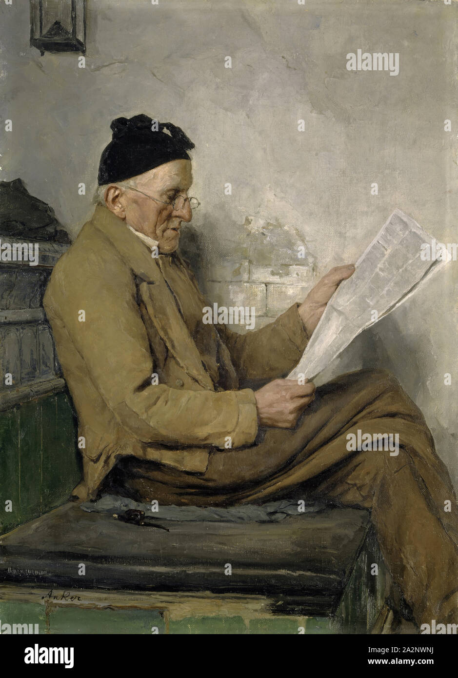Chiusi Albert Anker 1887 svizzeri pittore Toscana romana città LW H a2 0622