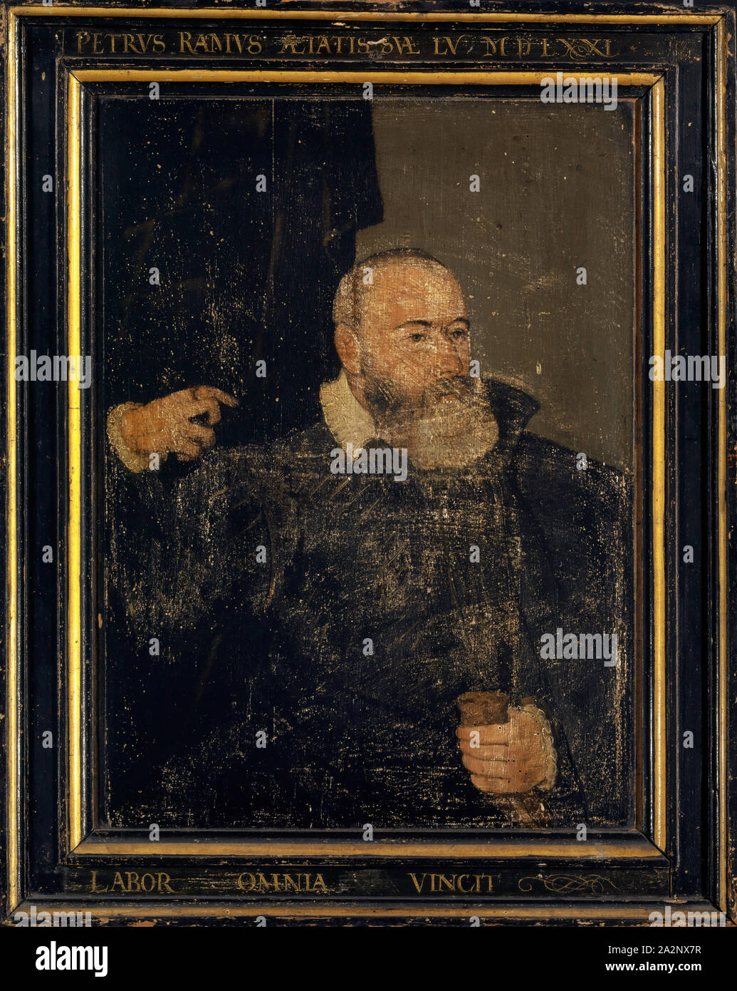 Portrait of Peter Ramus, 1571, oil on panel, 58 x 43 cm, not specified