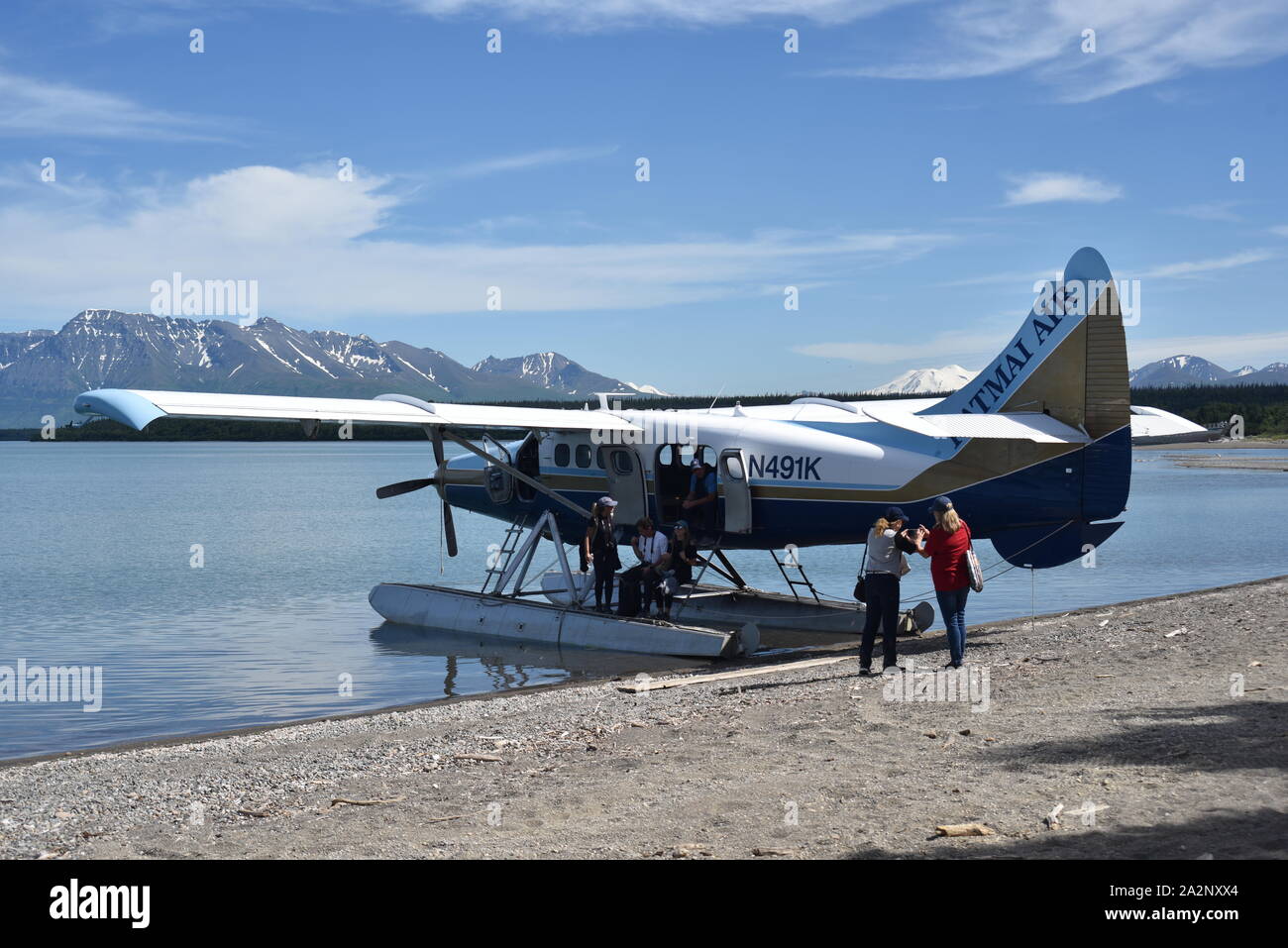 King Salmon, AK., U.S.A. June 2628, 2019. Katmailand float planes to