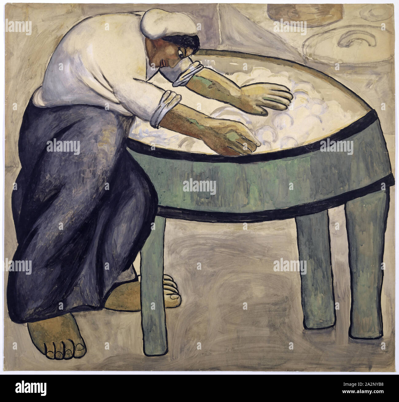 The Washer Woman, 1911, gouache on paper, 100 x 105.9 cm, signed and  inscribed on the reverse: K. Malevic Pracka [in Cyrillic], Kasimir  Malewitsch, Kiew/Ukraine 1878–1935 Leningrad Stock Photo - Alamy