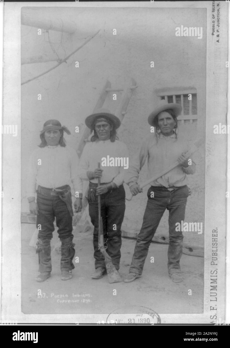 Pueblo Indians Stock Photo