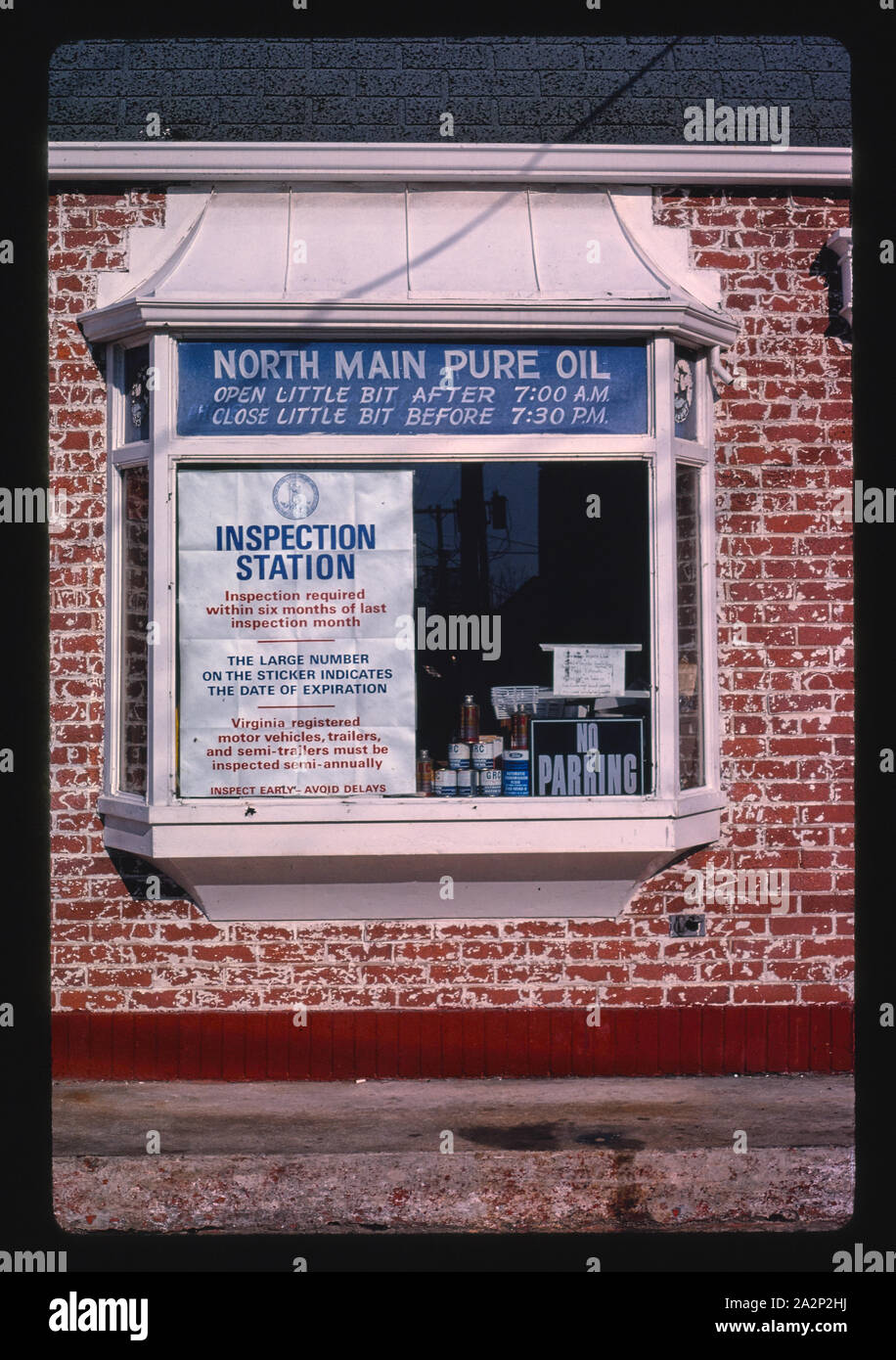 Pure gas station, Danville, Virginia Stock Photo Alamy