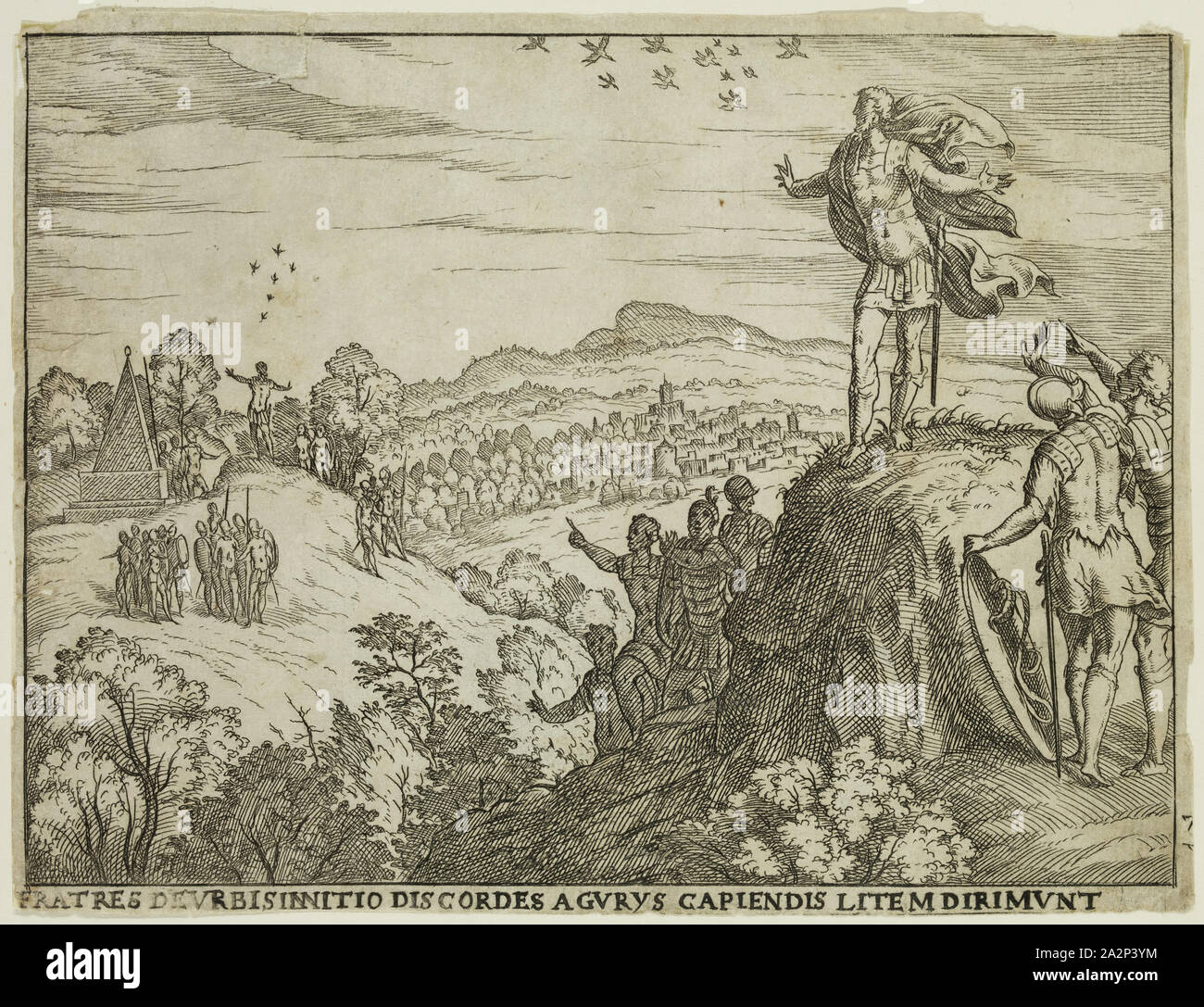 Giovanni Battista Fontana, Italian, 1524-1587, The Brothers, Disputing ...