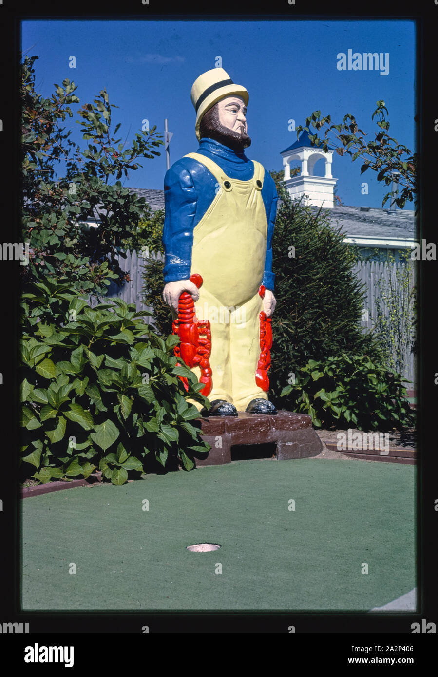 Putter's Paradise mini golf, lobsterman, Route 28, West Yarmouth