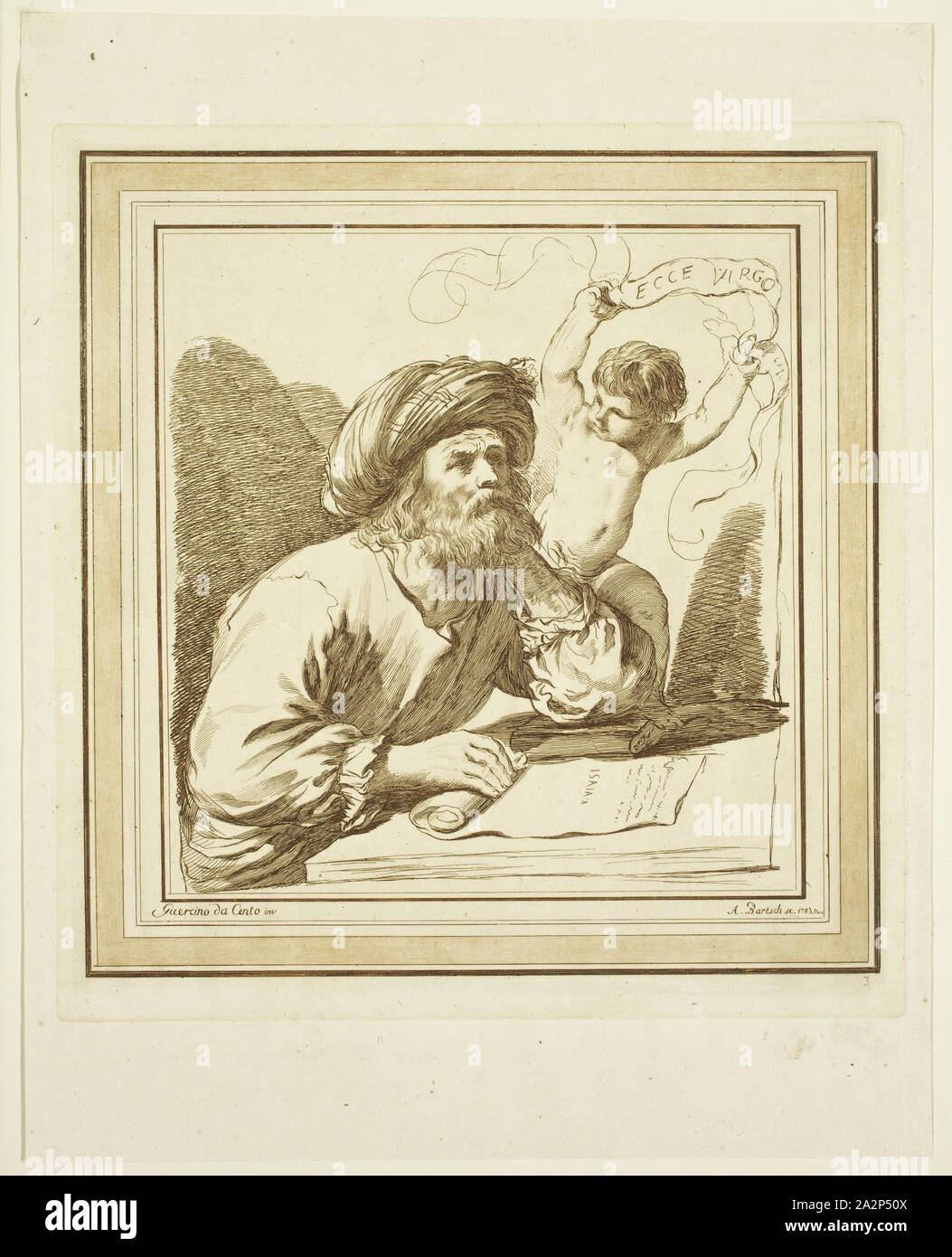 Adam von Bartsch, Austrian, 17561821, after Guercino (Giovanni