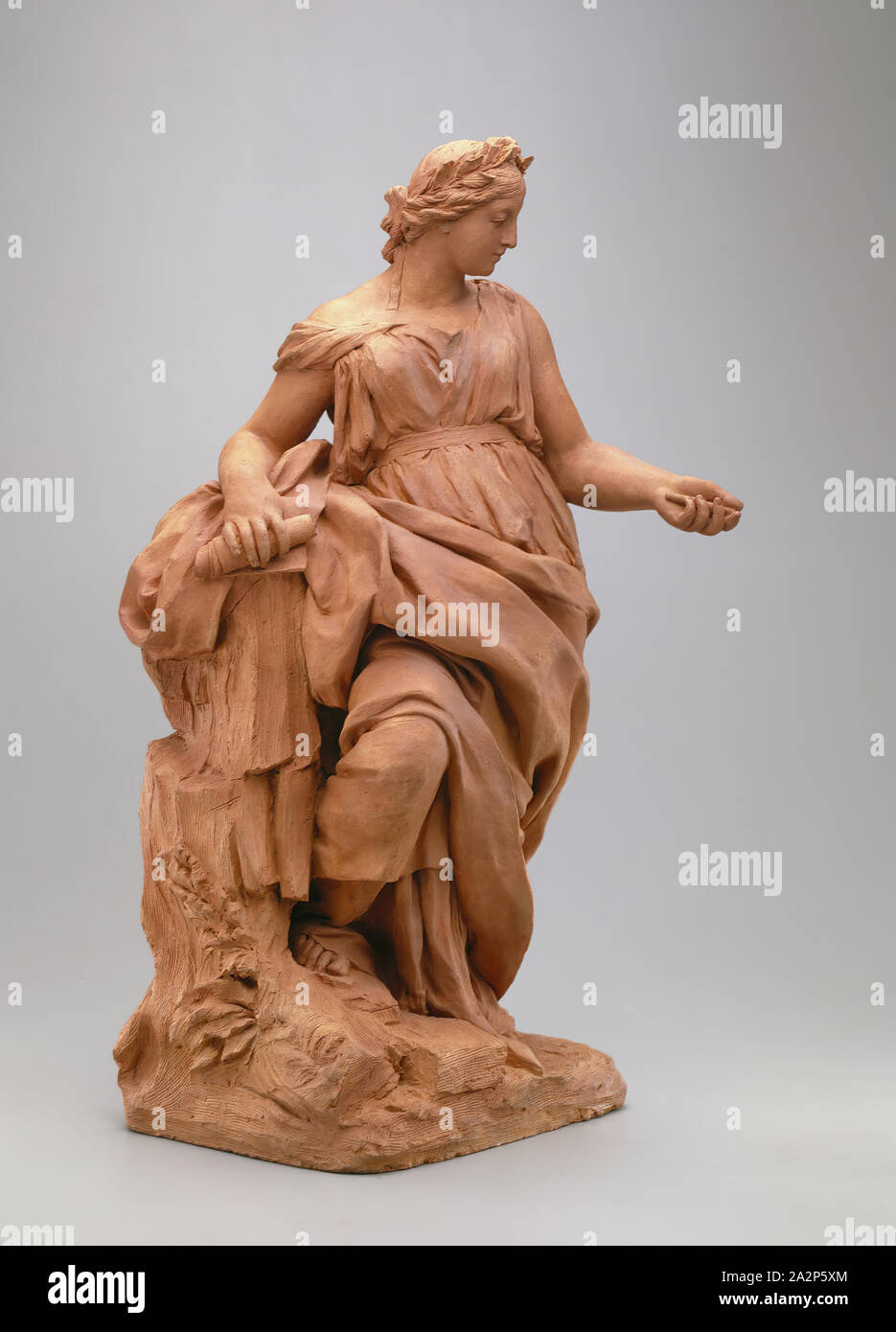clio muse of history statue figurine