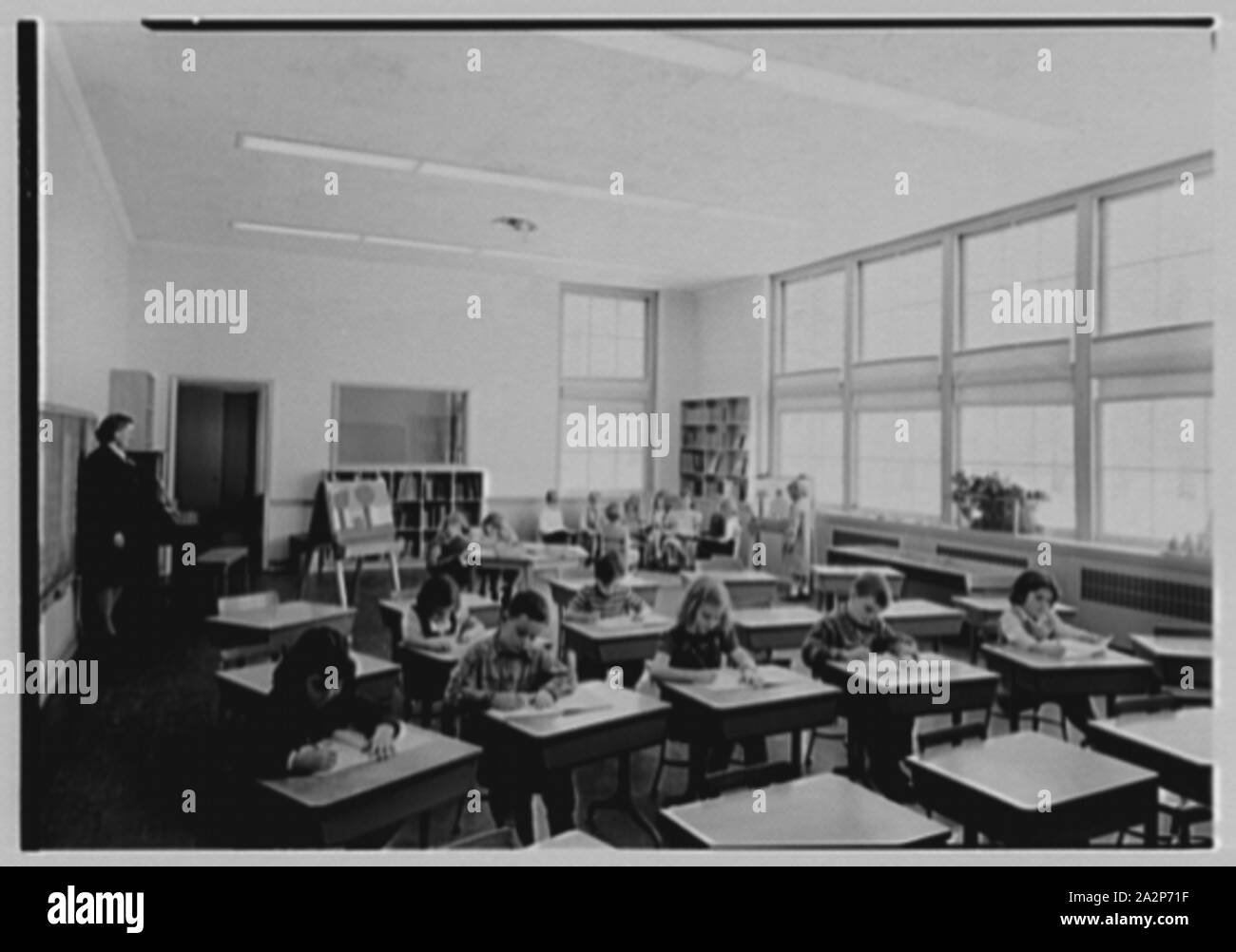 Quaker Ridge Elementary School, Weaver St., Scarsdale, New York Stock