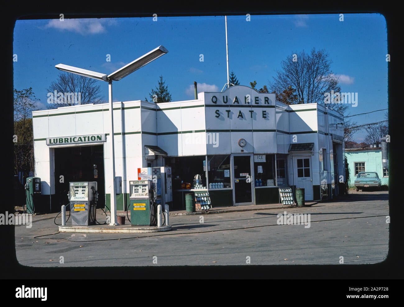 Quaker State gas, Youngsville, Pennsylvania Stock Photo Alamy