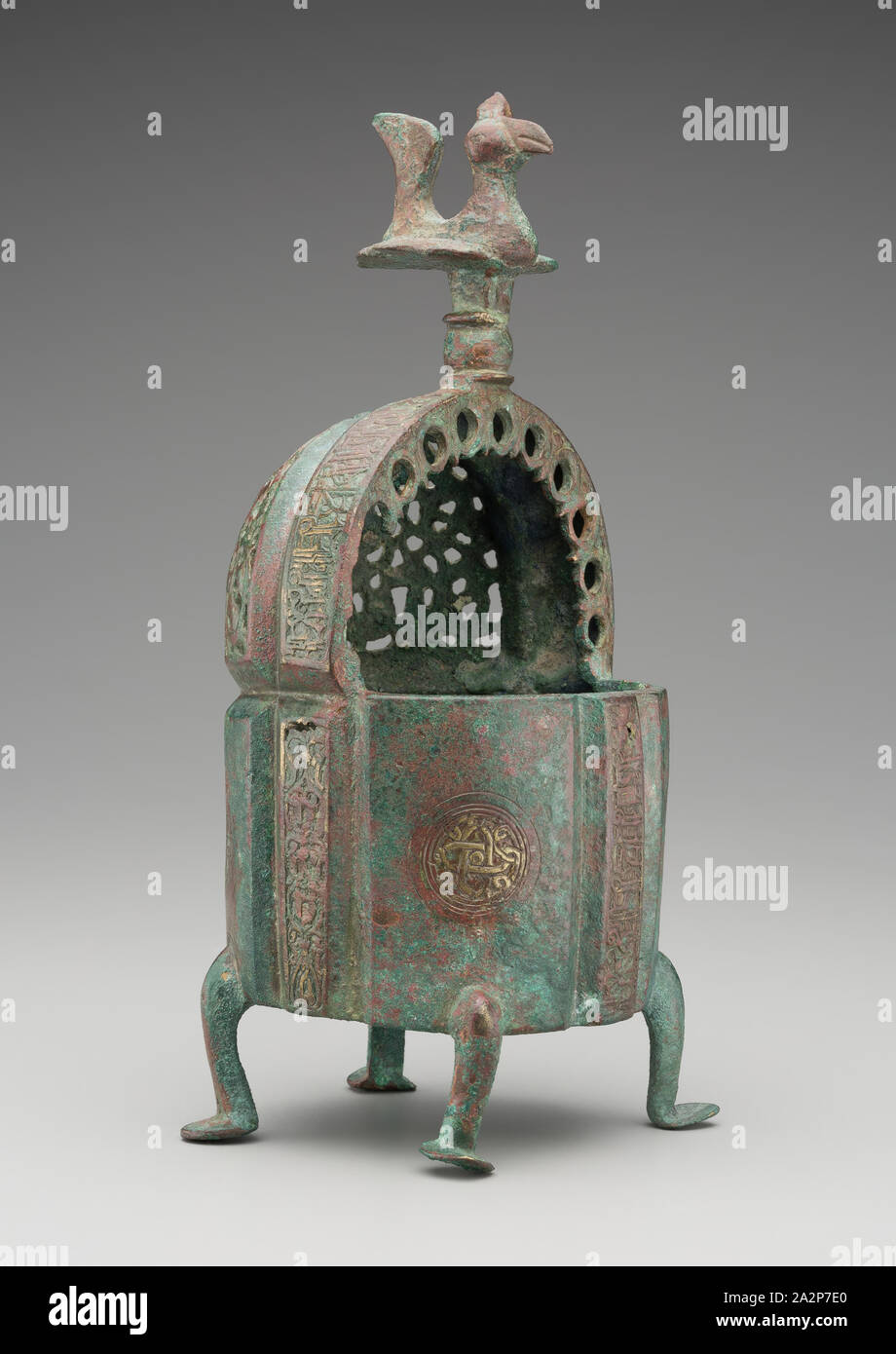 Islamic, Iranian, Incense Burner, between 1000 and 1100, Leaded brass