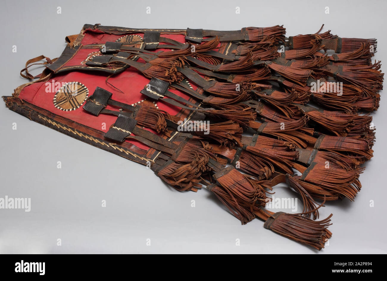 Tuareg, African, Saddle Bag, early 20th century, Embroidered leather, Overall: 22 × 18 × 2 inches (55.9 × 45.7 × 5.1 cm Stock Photo
