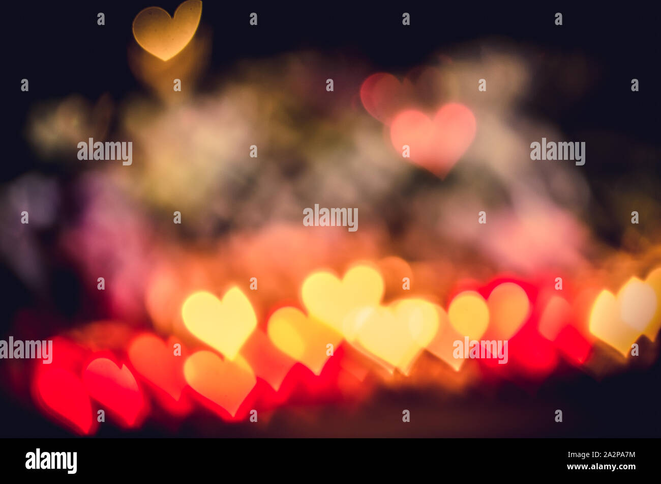 colorful bokeh effect background Stock Photo - Alamy