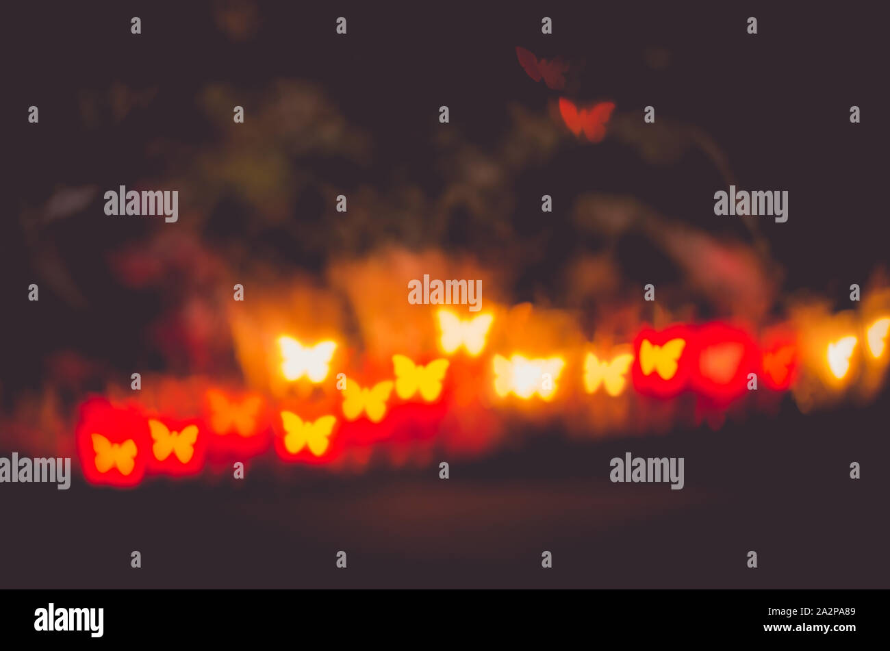 colorful bokeh effect background Stock Photo - Alamy