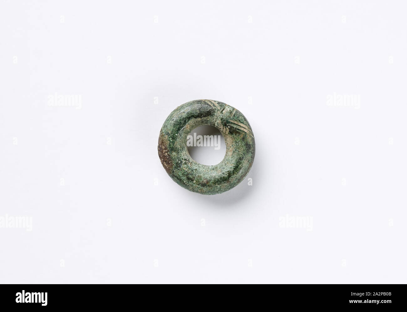 Etruscan, Ring, 7th/6th Century BC (?), bronze, diam: 2.1 cm Stock Photo