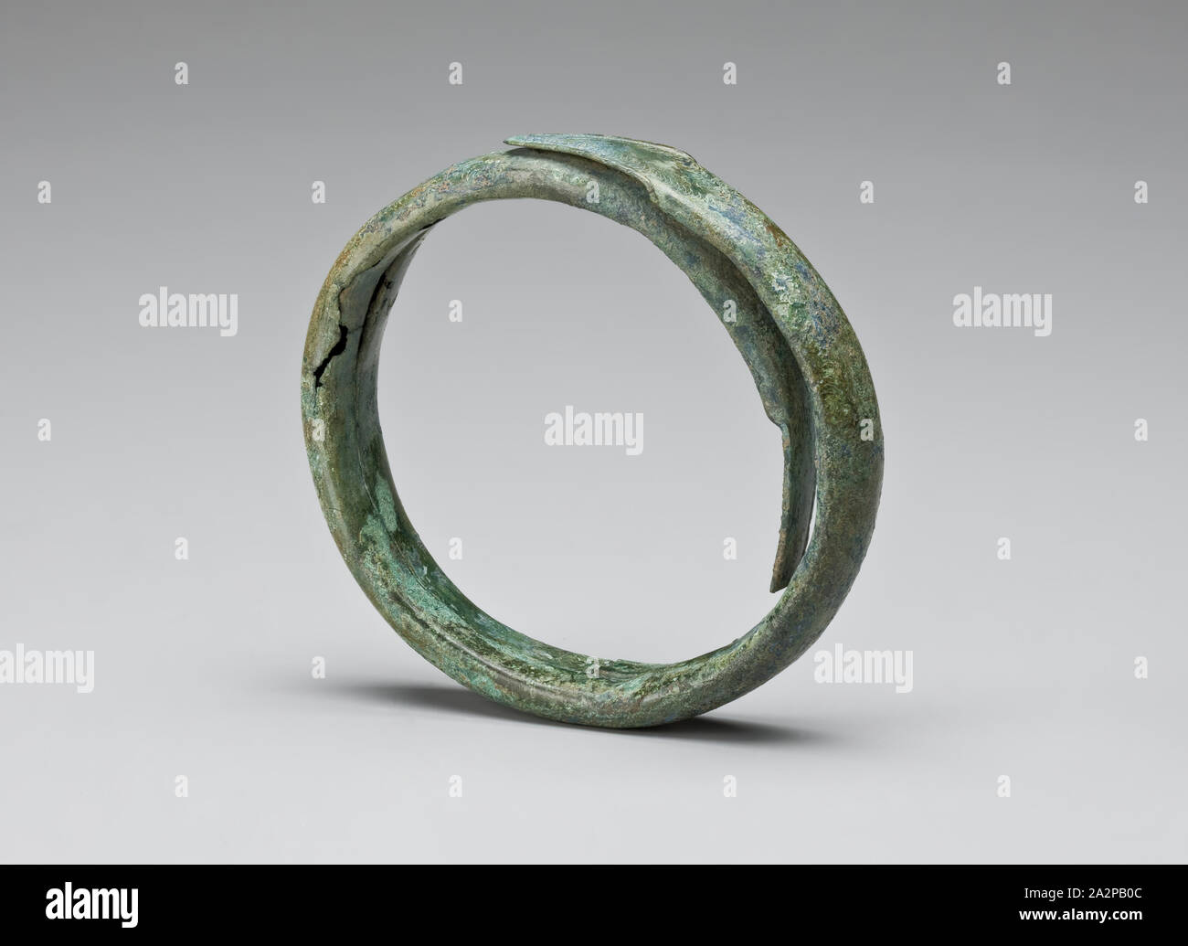 Villanovan, Italic, Bracelet, 8th/7th Century BC, bronze, Max. dia. 3 3/4, Max. Th. 3/4 Stock Photo