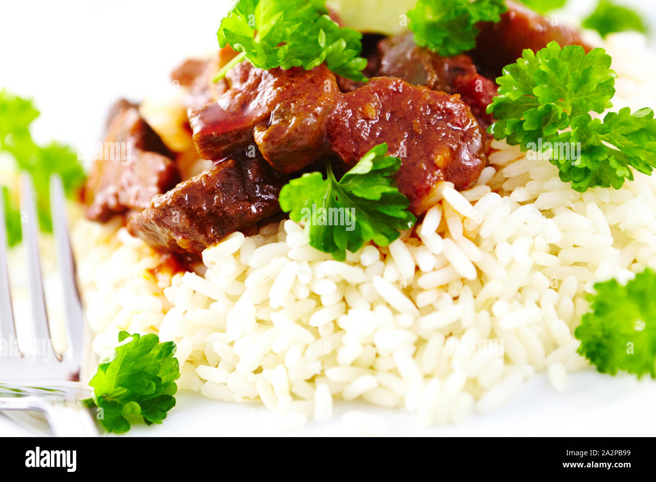 Close up ragout vegetable meat hi-res stock photography and images - Alamy