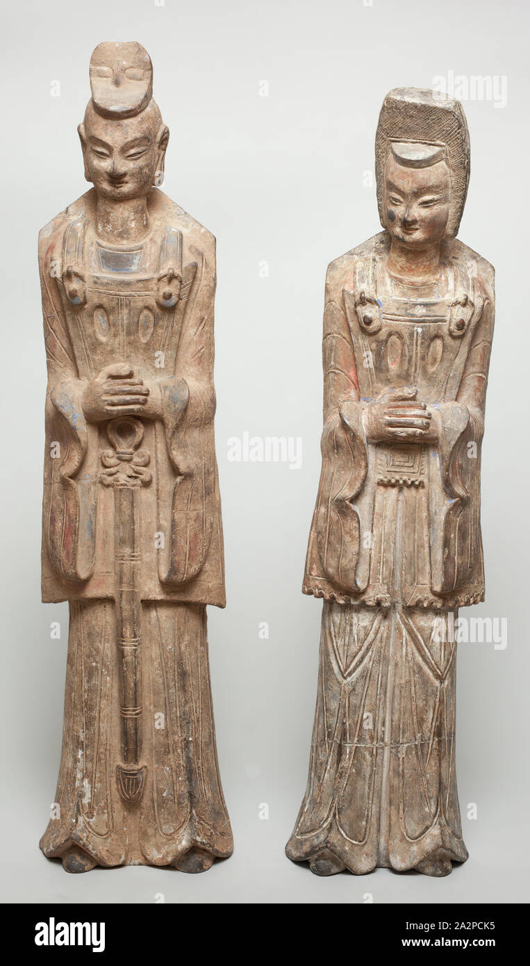 Unknown (Chinese), Tomb Guardian, 386/534, 25 3/4 in Stock Photo