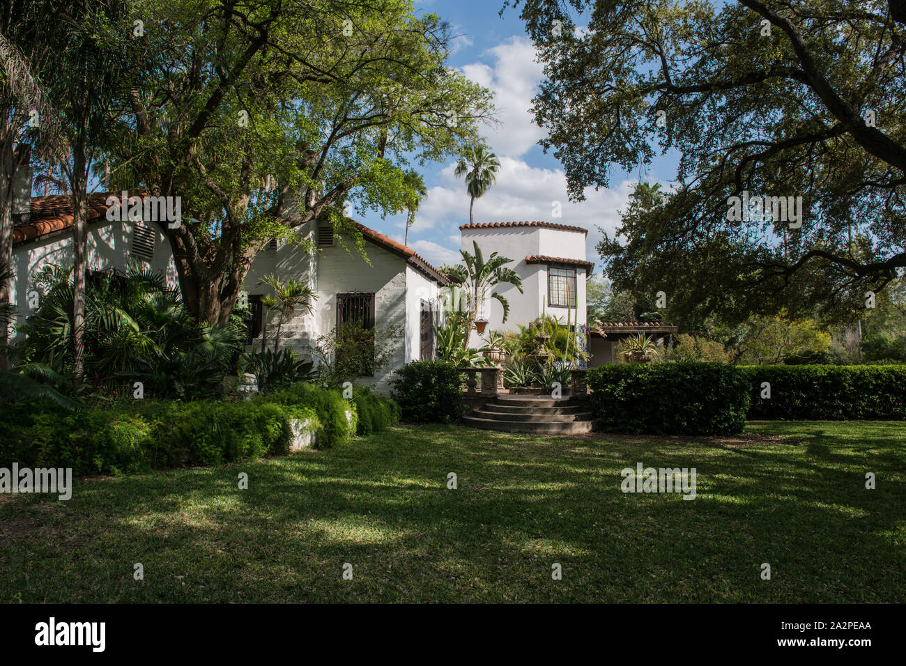 Quinta Mazatlan, a historical adobe mansion within a nature and birding