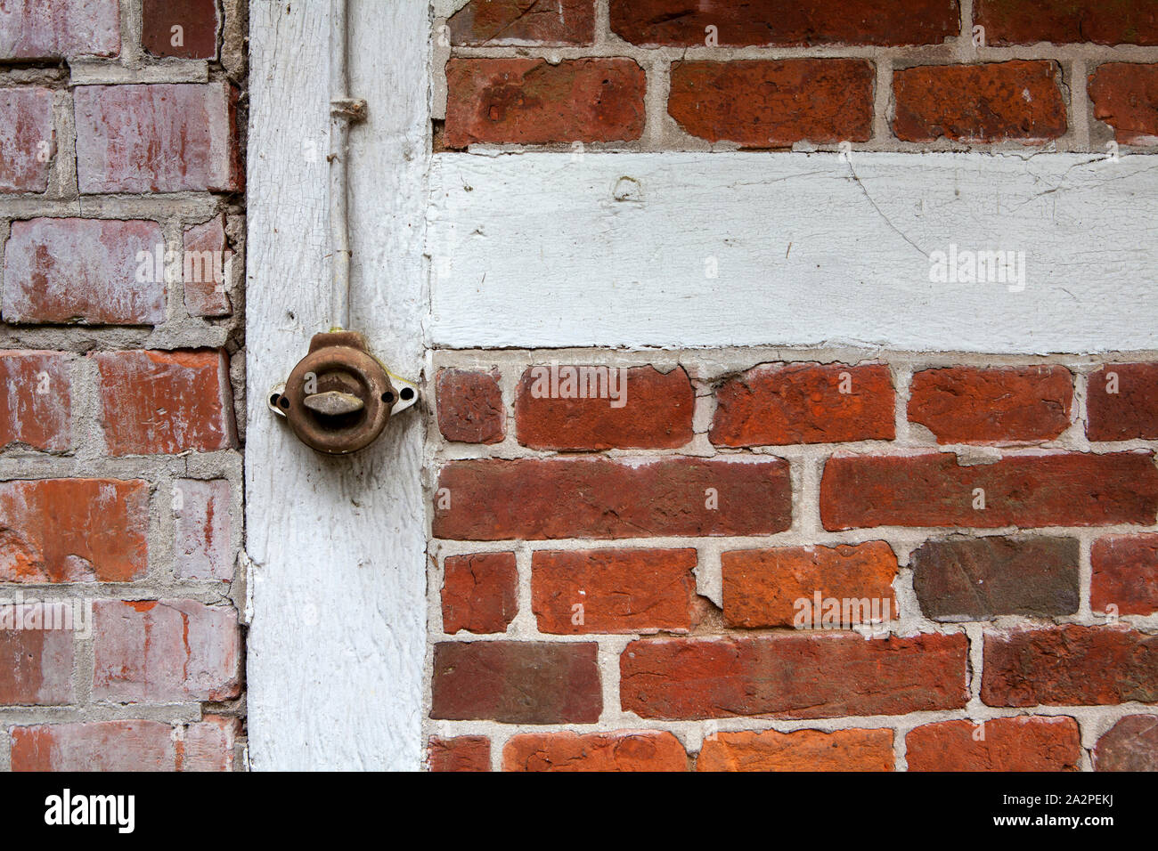 light switch, old house, Germany, Europe Stock Photo